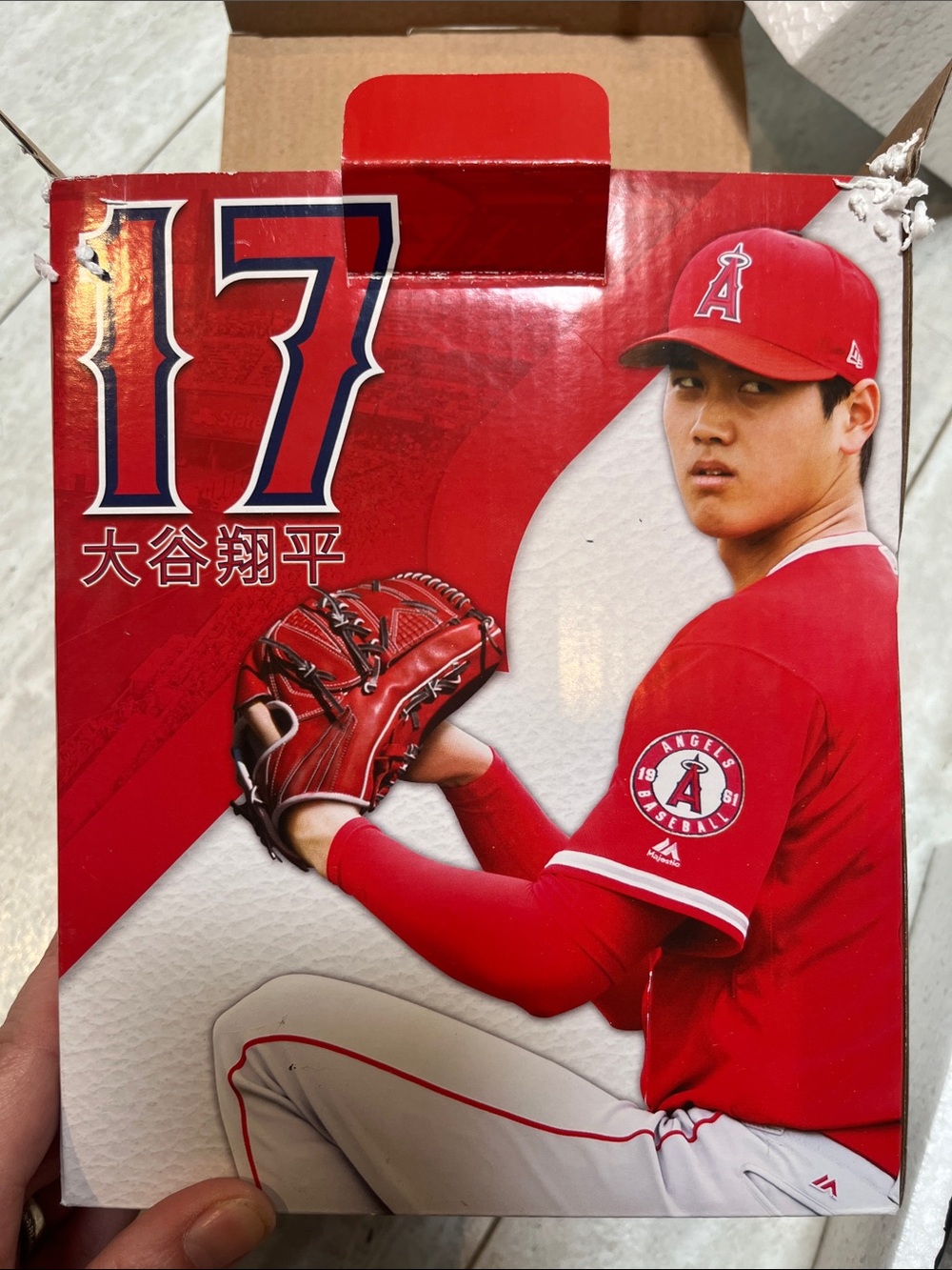 New in box 2018 Shohei Ohtani Los Angeles Angels "Double" Bobblehead Rookie year